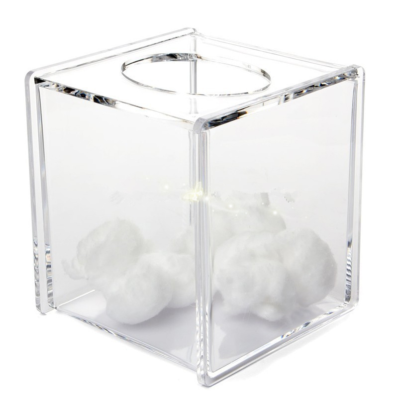 fashion clear acrylic tissue box cover