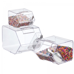 Süßigkeit Zinn Acryl Süßigkeiten-Box für Geschenk Fabrik direkt Verkauf 