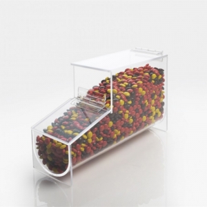 OEM klarer Plastikacryl-Süßigkeitkasten für Speicher 