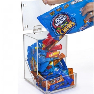 Transparente Acryl Süßigkeiten Box mit Deckel 
