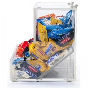 Transparente Acryl Süßigkeiten Box mit Deckel 