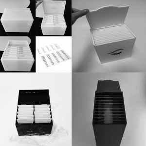 neues Design Wimpern Veranstalter Acryl Wimpern Box 