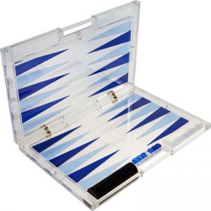 Neu! Deluxe Acryl Backgammon Set - Luxe Kristall Brettspiel von Ondisplay 