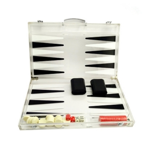 quadratische Form meistverkauften Plexiglas Backgammon-Set 