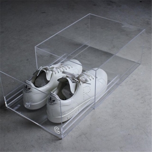 Luxus Acryl Sneaker Display Box Schuh Lagerung 