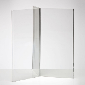 Klare Acryl-Tisch-Menü-Display-Ständer 