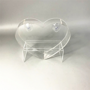Personalisierte herzförmige Kristallvase Herz Flaschenvase 