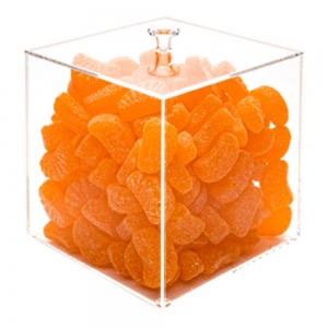 Großhandel Hersteller klar transparentem Acryl-Display Lagerung Obst-Box 