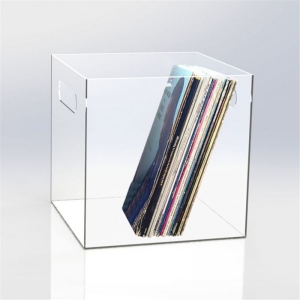 Aufbewahrungsbox für klare Acryl-Schallplatten 