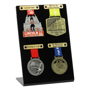 Fabrik direkt Verkauf Desktop-Acryl-Medaille Display für vier Medaillen 