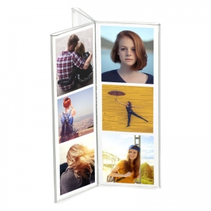 2020 neue Großhandel Acryl 6 seitige Plexiglas Photo Booth Rahmen 