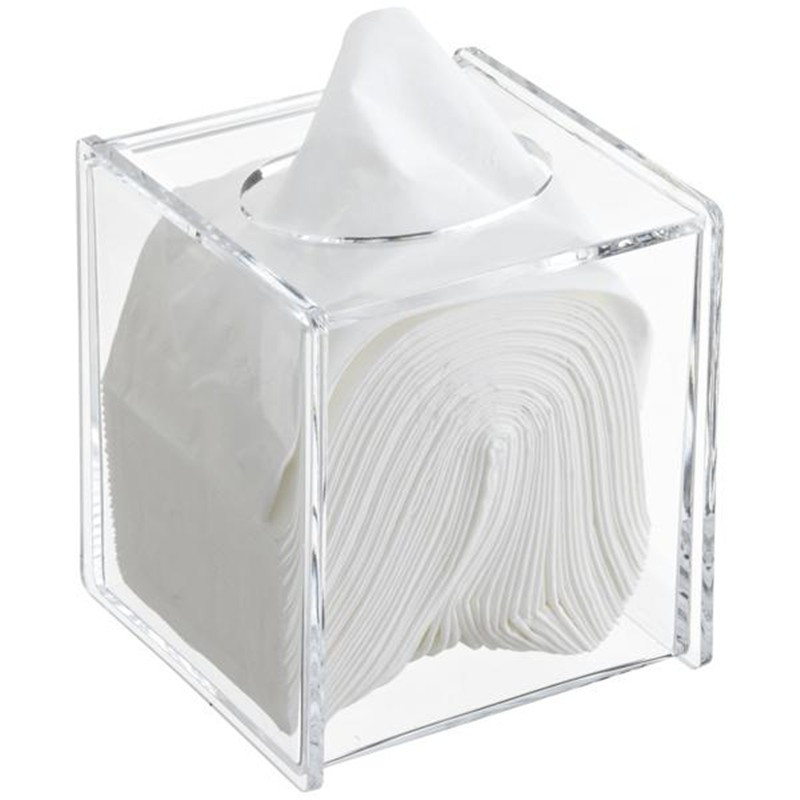 Transparent Square Acrylic Tissue Box