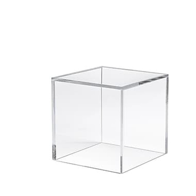 Fabrik Preis Kleine Rechteckige Plexiglas-Rechteckbox