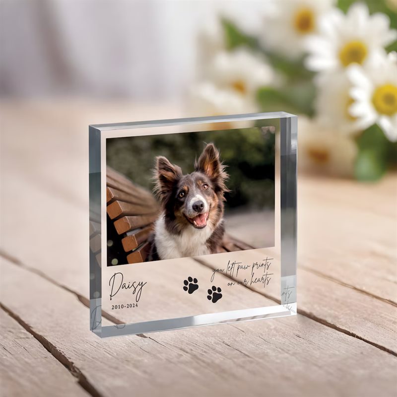 Custom Pet Memorial Acrylic Plaque