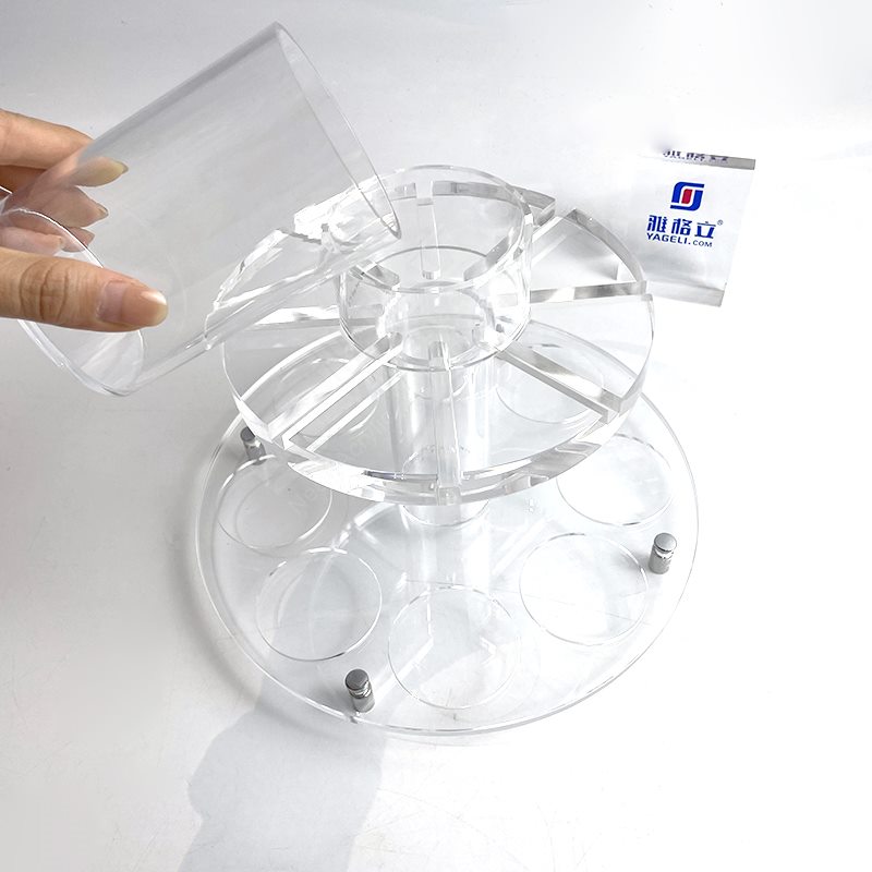 lucite fountain kiddush cup