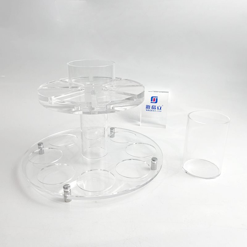lucite fountain kiddush cup