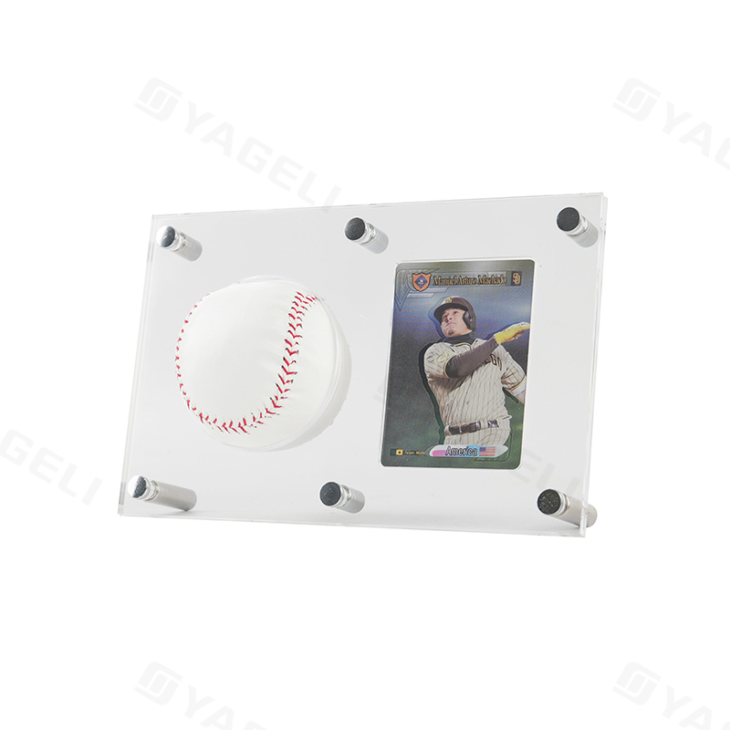 ball and card display case acrylic
