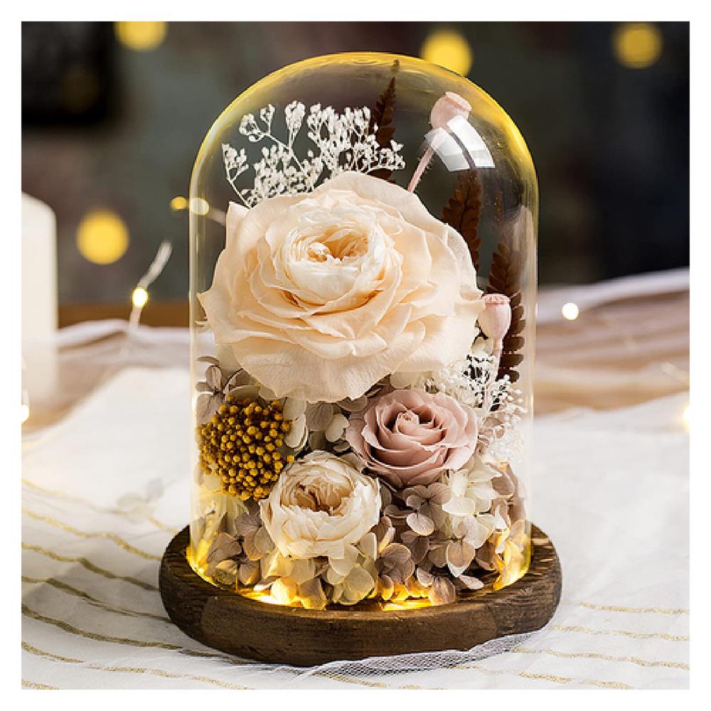 round acrylic flower box