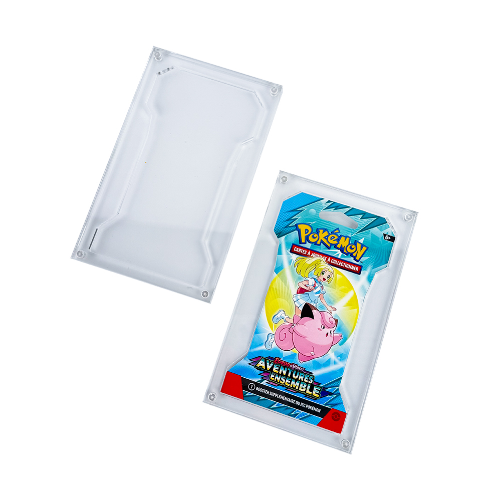 booster pack acrylic display