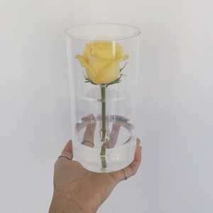 Kundenspezifische Luxus-Acryl-Blumen-Rose-Box mit Schublade 