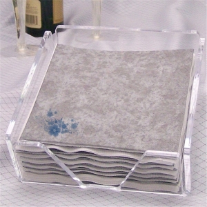 großhandel mode klar acryl tissue box abdeckung 