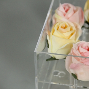 spezielle angepasste klare 16 Rose Acryl Blumenkasten 