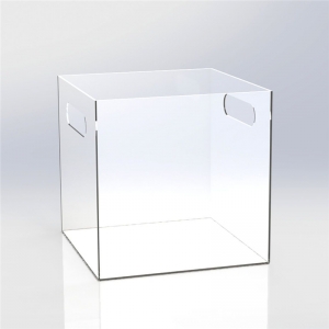 Aufbewahrungsbox für klare Acryl-Schallplatten 