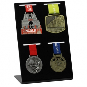 Fabrik direkt Verkauf Desktop-Acryl-Medaille Display für vier Medaillen 