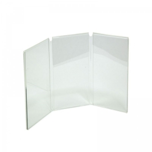4x9 Großhandel Plexiglas klar Acryl Triple Schildhalter 