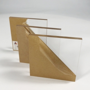 Hochtransparente 6 mm dicke klare Acrylplatte mit Kraftpapier 
