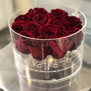  Yageli Großhandel runde Acrylblume Rose Box 