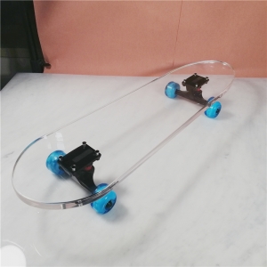  Yageli benutzerdefinierte klare transparente Acryl Plexiglas Skateboard 