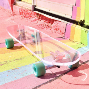 Mode moderne transparente Acryl Skateboards 