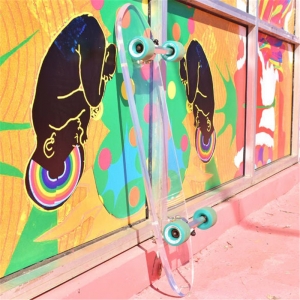  Yageli Großhandel transparentes Acryl Skateboard 