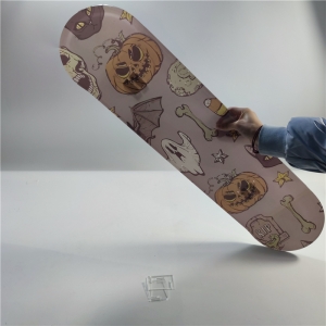 Großhandel Wand Acryl Lucite Skateboards Deck montiert 