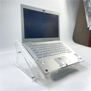 Klarer Desktop abnehmbarer Acryl Laptop-Display-Standhalter 