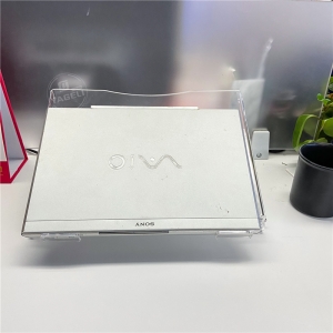 Großhandel Klarer Desktop abnehmbarer Acryl Laptop Stand Lucite Computerhalter 