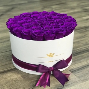 Runder Karton Papier Flower Boxes Rose Box Valentine Tag Florist Geschenk. 