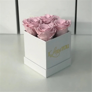 Großhandel benutzerdefinierte Druckkarton Geschenkkoffer Papier Blume Geschenkbox 