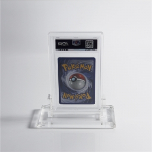  YAGELI Neu Pokemon Acryl Single PSA Display Case Box mit Basis 