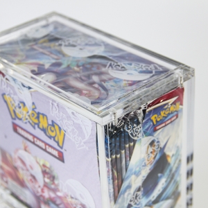 Stapeln moderner magnetischer Pokemon Booster Box-Acrylgehäuse 