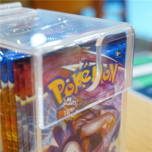 Neues Design Großhandel Pokemon Acryl Booster Pack-Anzeige-Case-Feld 