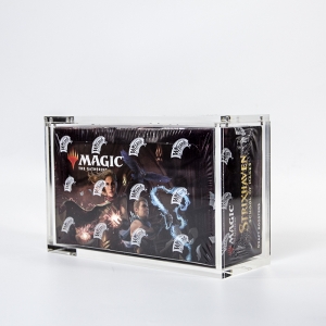 starker magnetischer Deckel Acryl Magic the Gathering MTG Draft Booster Box Case 