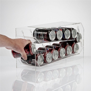 Stapelbarer Acryldosenspenderhalter aus Plexiglas 