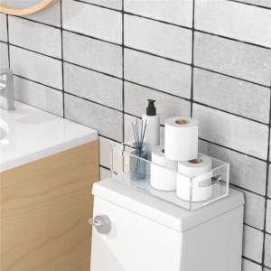 Wasserdichtes, benutzerdefiniertes, durchsichtiges Plexiglas-Acryl-Badezimmer mit Griffen 