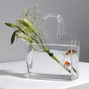 Acrylglas-Vasen-Taschen-Taschen-Aquarium 