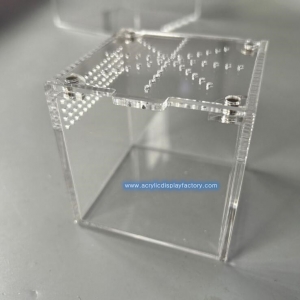 Transparente Reptilien-Vogelspinnen-Zuchtgehege aus Acryl 