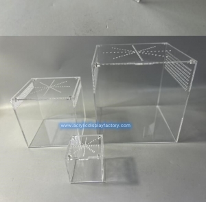 Transparente Reptilien-Vogelspinnen-Zuchtgehege aus Acryl 