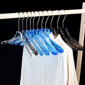 Acryl-Kleiderbügel für Bekleidungsgeschäfte mit individuellem Logo
     