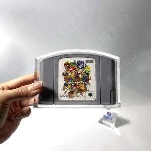 Magnetischer Deckel Nintendo N64 SNES Xbox Acryl-Videospiel-Vitrine 